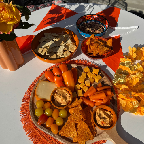Recept: Koningsdag oranje borrelplank