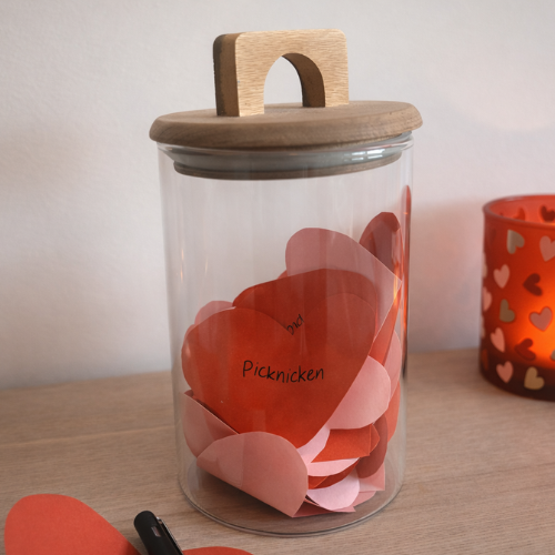 Maak een Love Jar voor Valentijnsdag