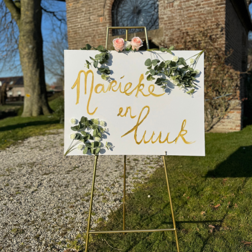DIY: welkomstbord feest en bruiloft
