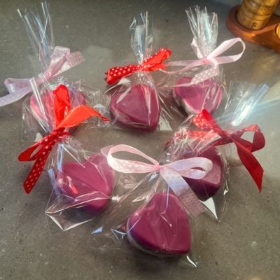 DIY pistache chocolade hartjes