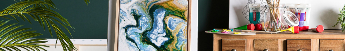 DIY: paint pouring