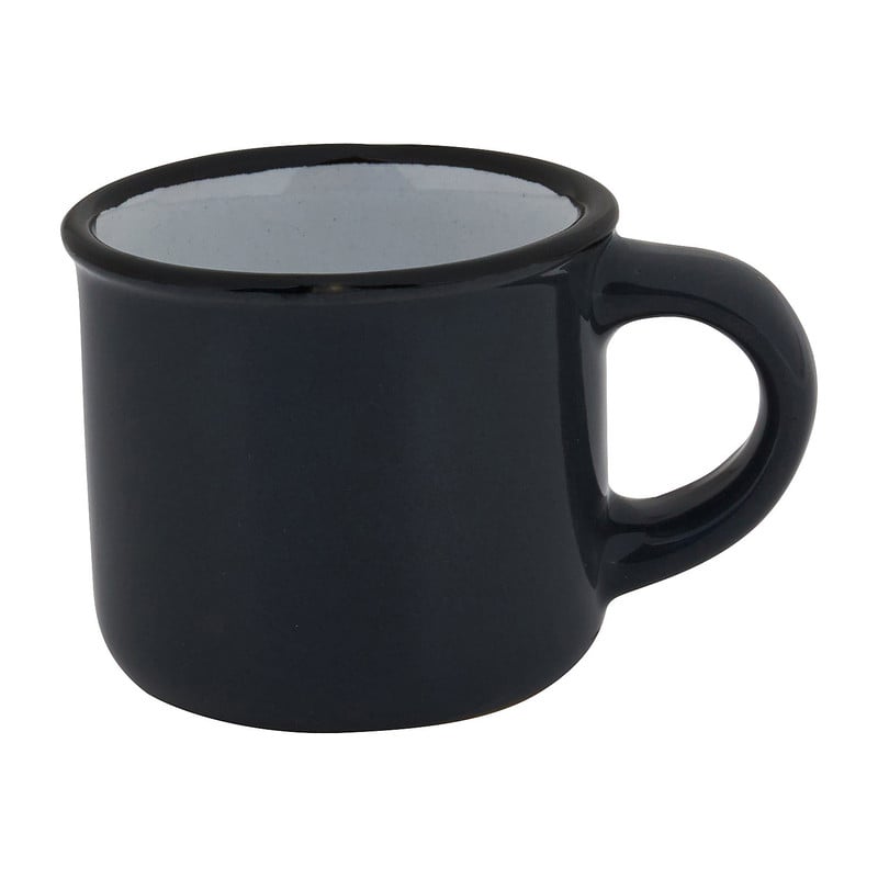 Espressomok classic - diverse kleuren - 10 cl - set van 4