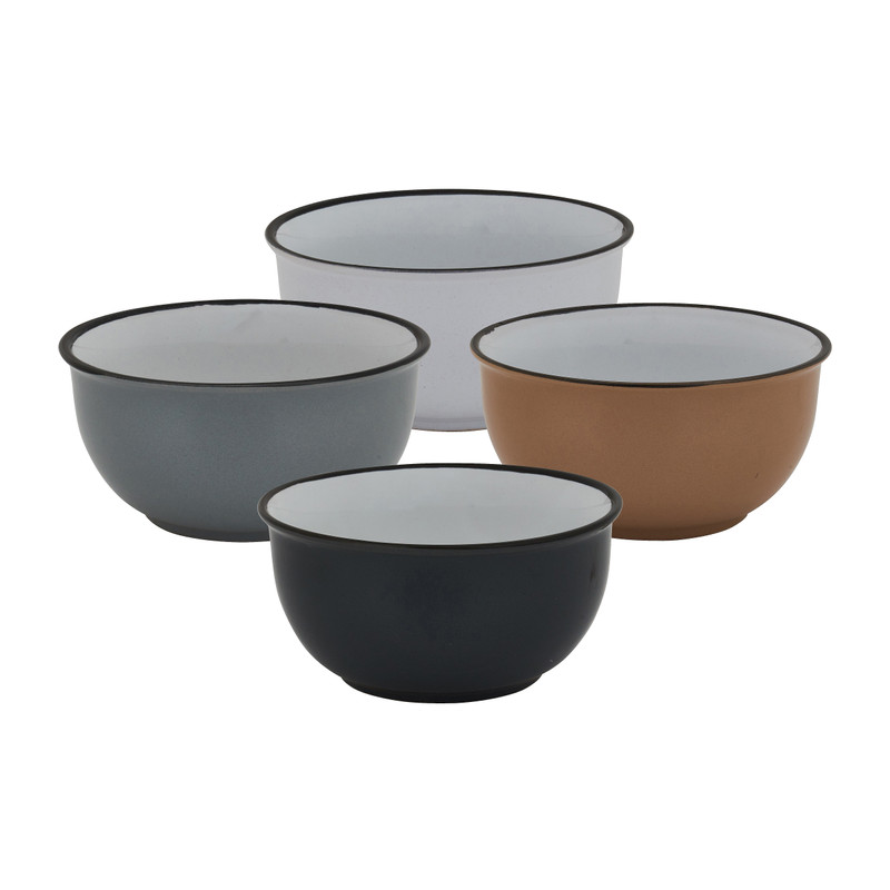 Schaaltje classic - diverse kleuren - Ø14 CM - set van 4
