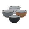 Schaaltje classic - diverse kleuren - Ø14 CM - set van 4