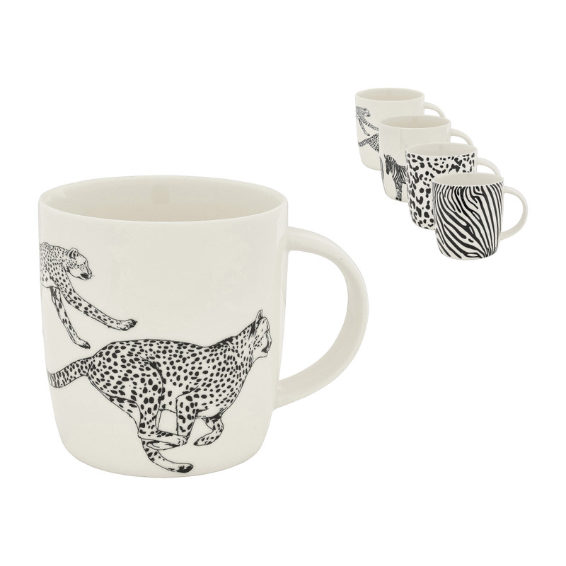 Mok wild life - diverse varianten - 350 ml