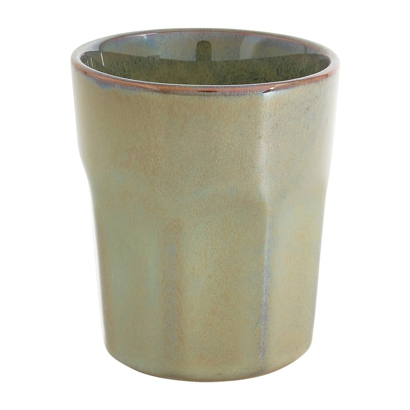 Mok facet - groen - 280 ml 