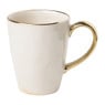 Mok met gouden oortje - beige - 250 ml 