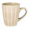 Mok relief - beige - 300 ml
