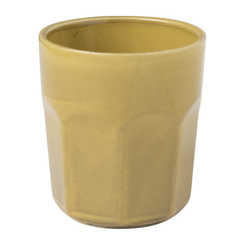Mok facet - geel - 150 ml 