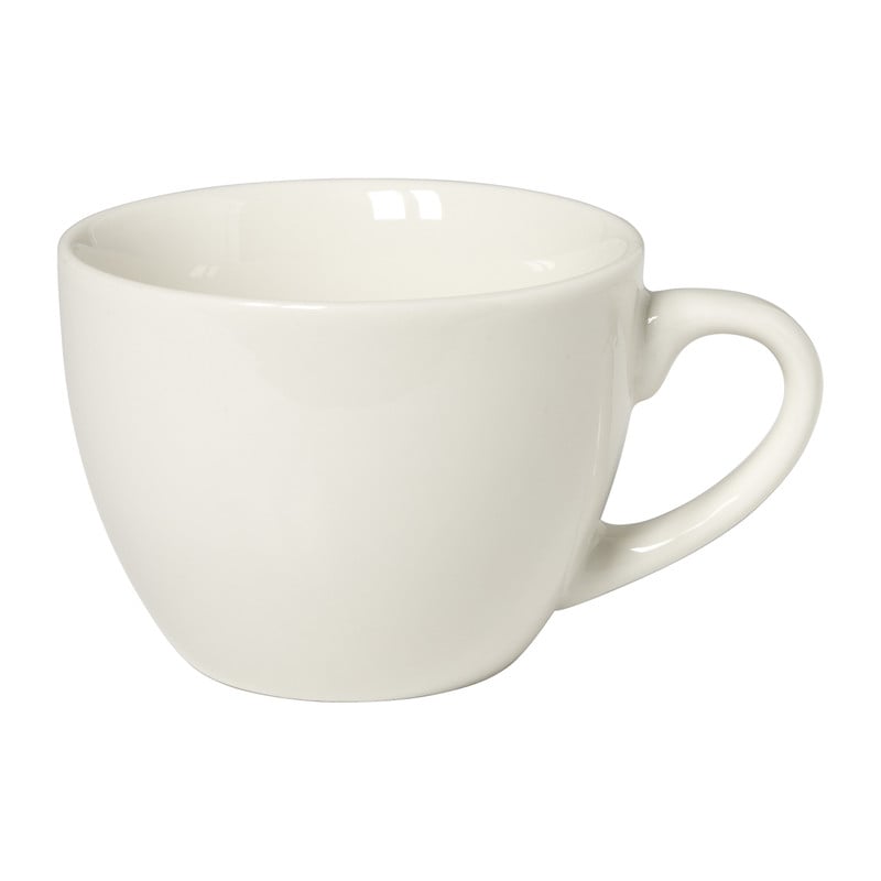 Koffiekopje wit - porselein - 190 ml