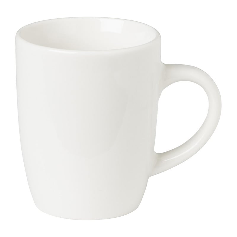 Koffie mok wit - porselein - 200 ml