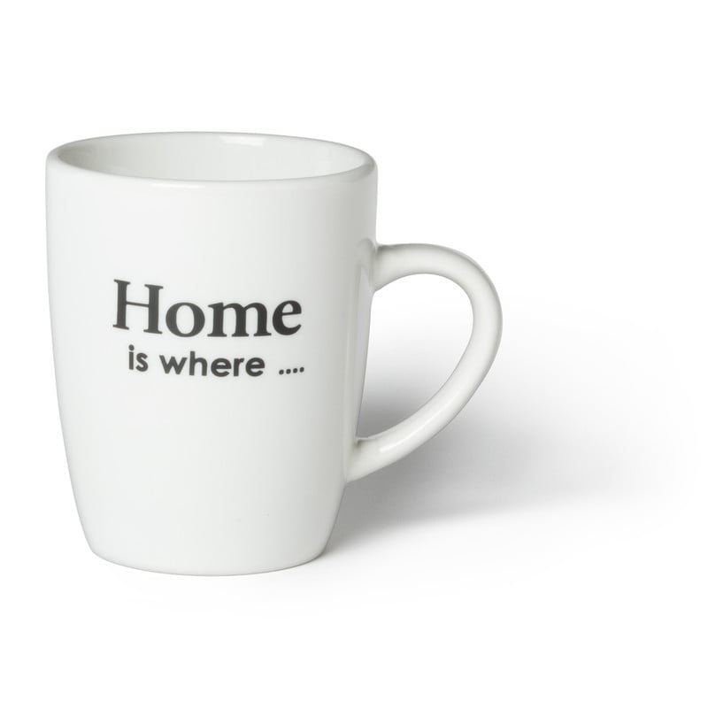 Senseo mok home is where - porselein - 200 ml
