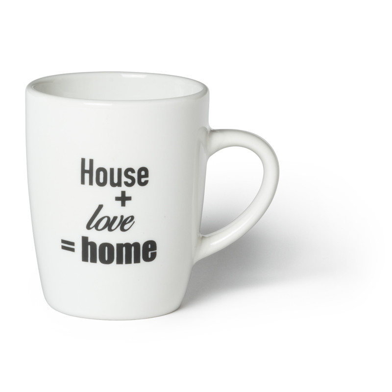 Senseo mok house+love=home - porselein - 200 ml