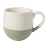 Mok met ribbel - groen - 500 ml
