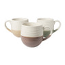 Mok met ribbel - groen - 500 ml