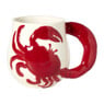 Mok krab - blauw/rood - 500 ml