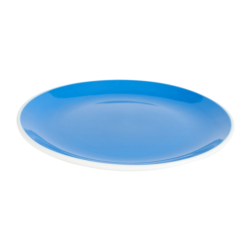 Gebaksbordje - blauw - 20 cm