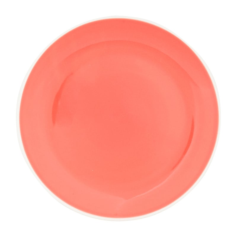 Gebaksbordje - roze - 20 cm