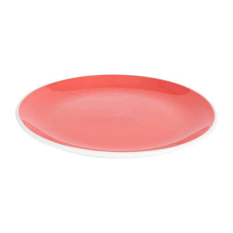 Gebaksbordje - roze - 20 cm