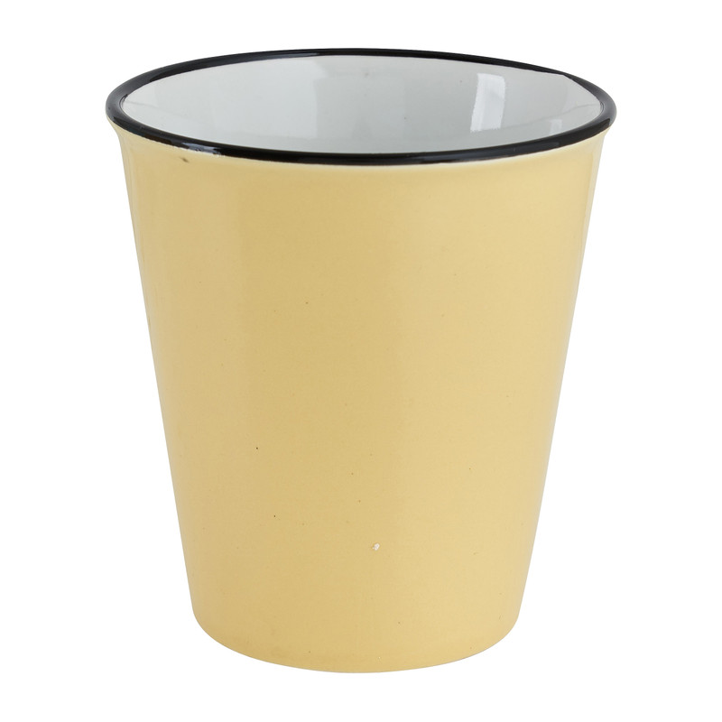 Melkbeker - geel - 34 cl