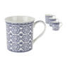 Mok met blauw decor - diverse varianten - 30 cl