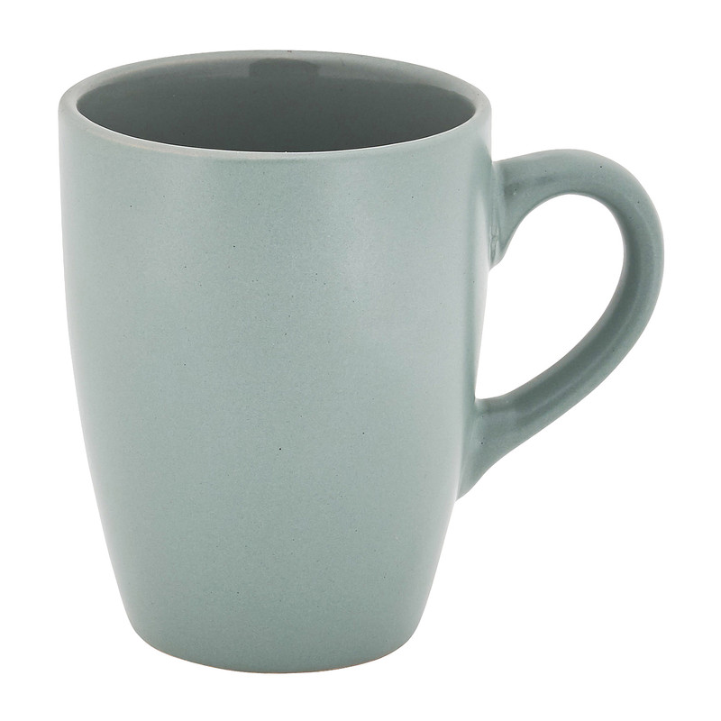 Mok met mat finish - lichtgrijs - 340 ml