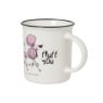 Mok met hond - wit - 300 ml - diverse varianten