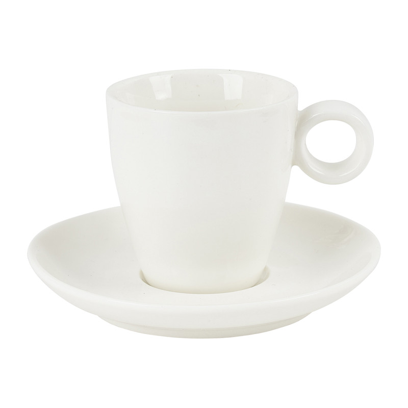 Kop en schotel espresso - 80 ml