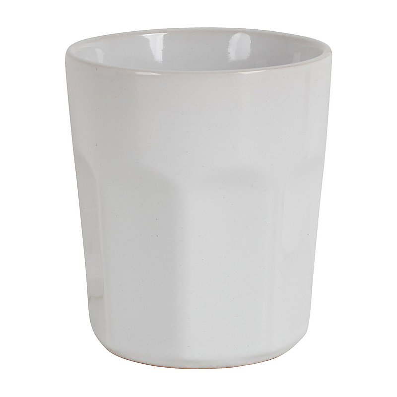 Koffiemok facet - Wit - 250 ml