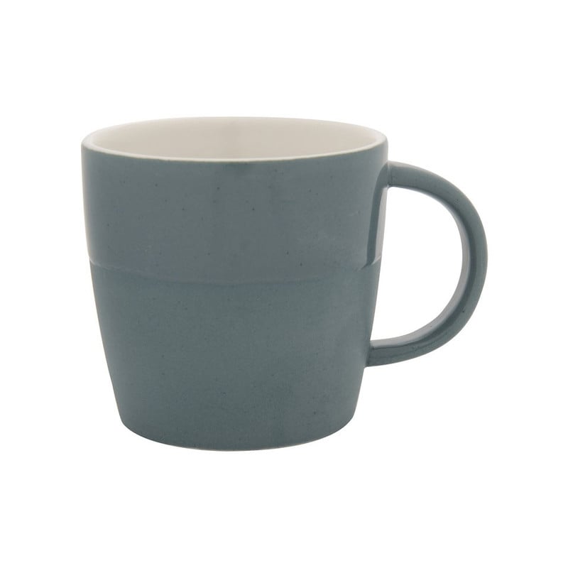 Mok mat/glans - 18 cl - blauw/turquoise