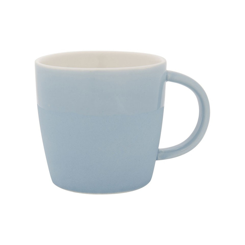 Mok mat/glans - 18 cl - blauw/turquoise