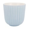 Beker mat met streep - 25 cl - blauw/turquoise