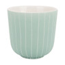 Beker mat met streep - 25 cl - blauw/turquoise