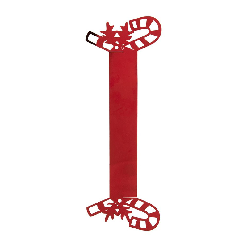 Servetring Candy - rood - set van 6
