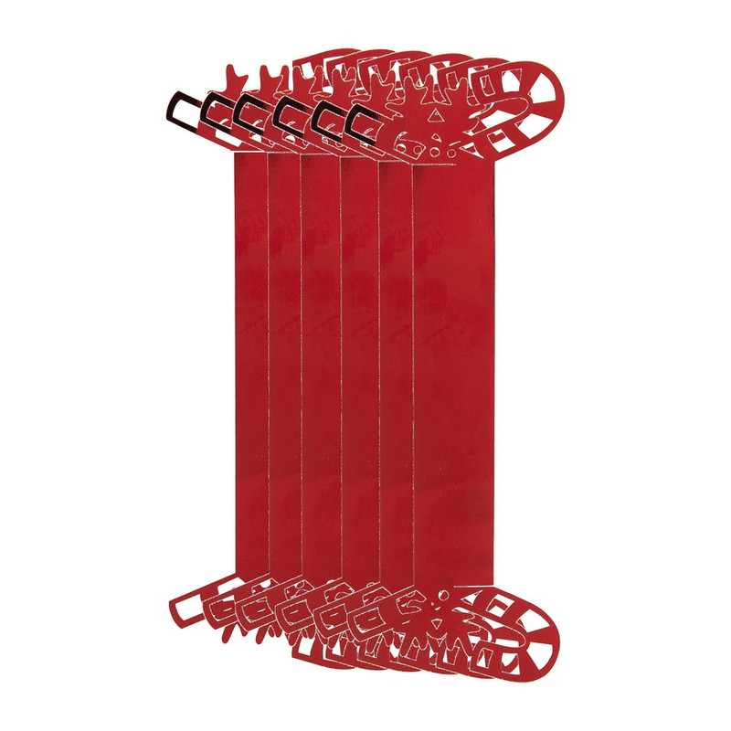 Servetring Candy - rood - set van 6