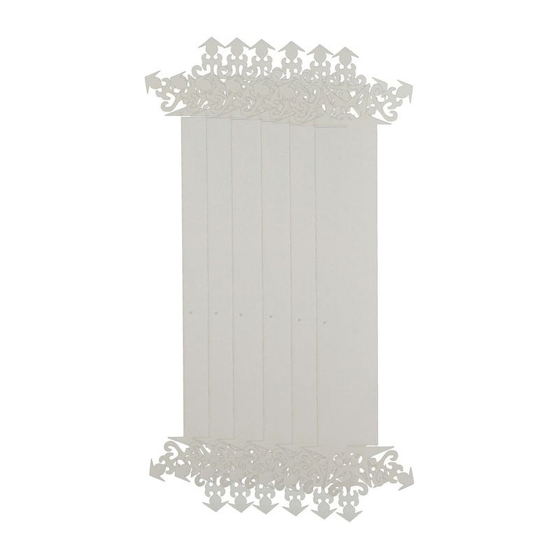 Servetring Sneeuw - zilver - set van 6