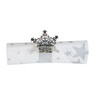Servetring Sneeuw - zilver - set van 6