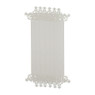 Servetring Sneeuw - zilver - set van 6