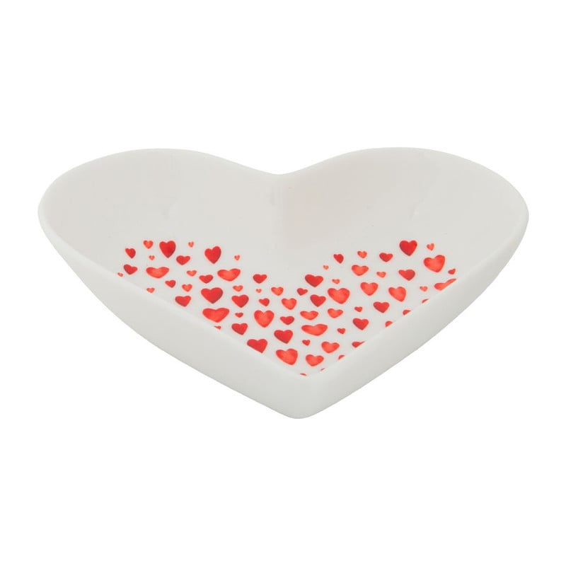 Schaaltje hartjes - 14 cm