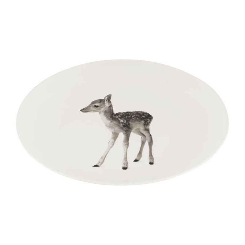 Ontbijtbord forest animals - 20 cm
