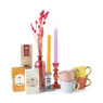 Mok met gouden oor - roze - 300 ml