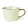 Mok met gouden oor - groen - 300 ml