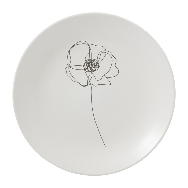 Bordenset gusta bloem -⌀20 cm - set van 4