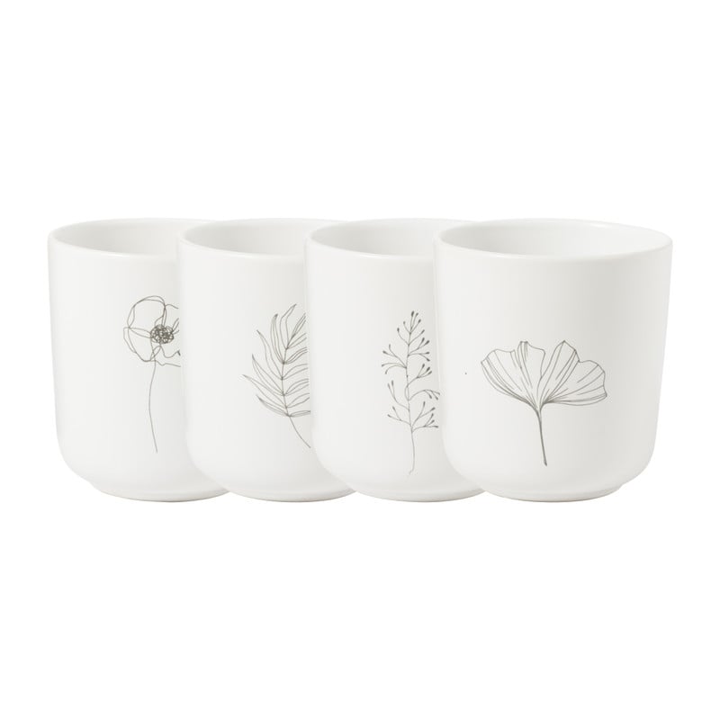 Mokkenset gusta bloem - 300 ml - set van 4