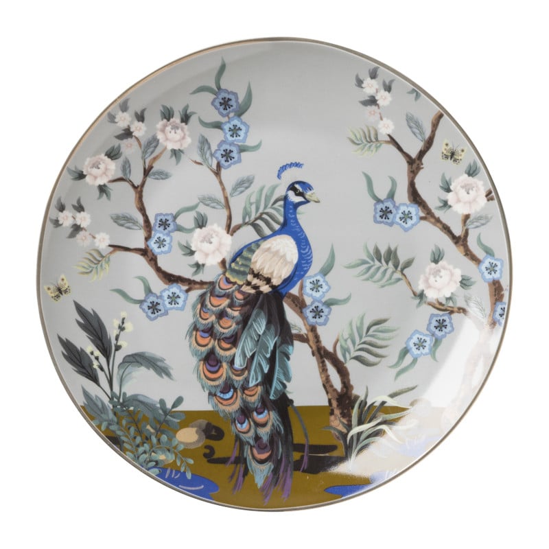 Ontbijtbord kraanvogel - ⌀20 cm - diverse varianten