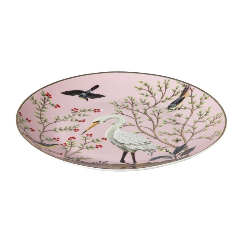 Ontbijtbord kraanvogel - ⌀20 cm - diverse varianten