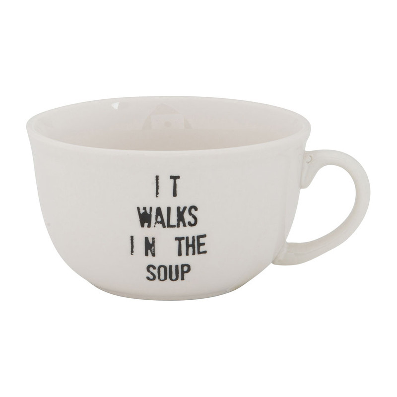Soepkom It Walks In The Soup - wit - 50 cl