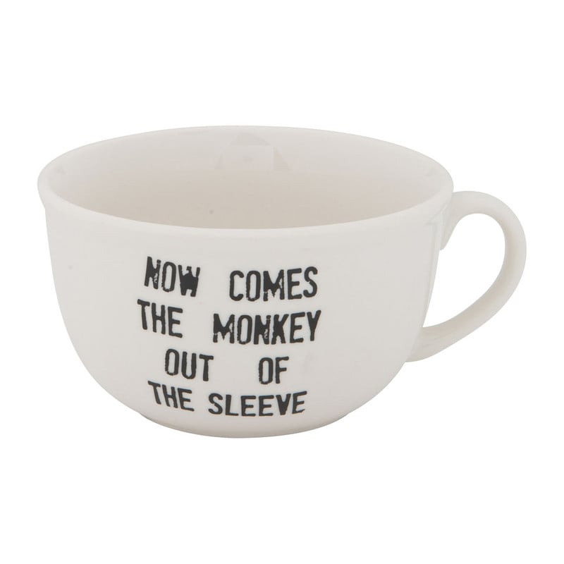 Soepkom Now Comes The Monkey Out Of The Sleeve - wit - 50 cl
