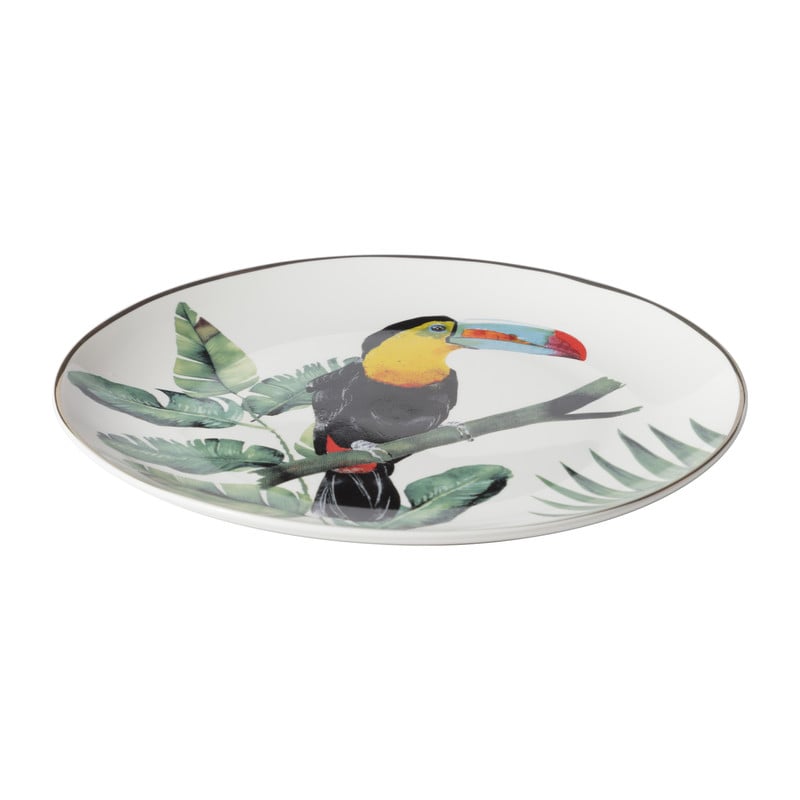 Ontbijtbord toekan - ⌀20.5 cm