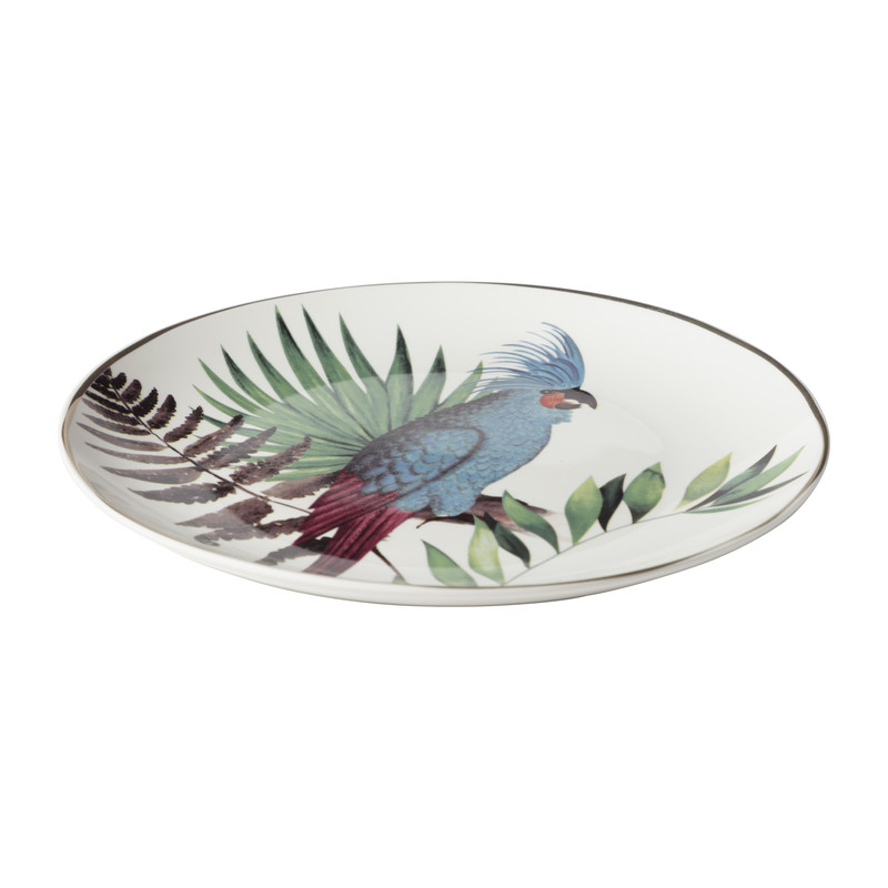 Ontbijtbord kaketoe - ⌀20.5 cm